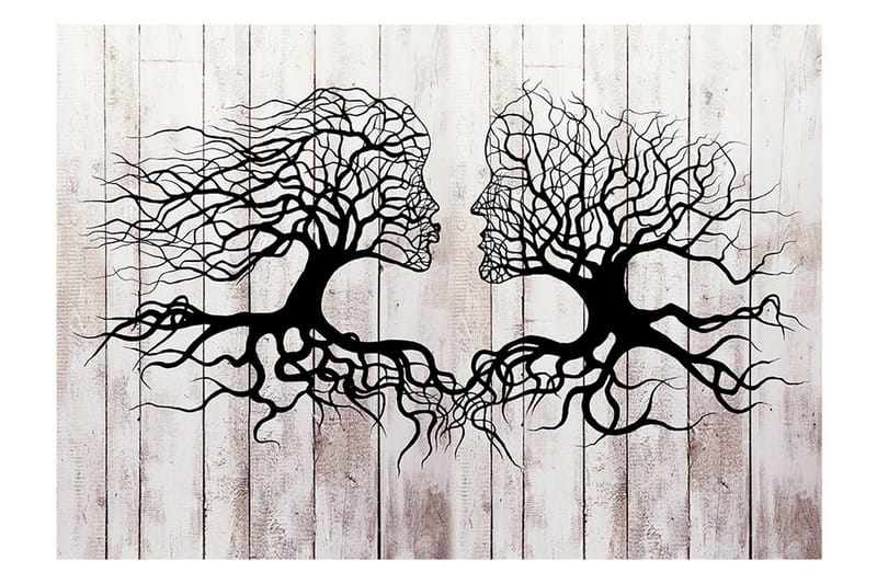 Fototapet A Kiss Of A Trees 300x210 - Artgeist sp. z o. o. - Inredning & dekor - Väggdekor - Tapeter & tapettillbehör - Fototapeter