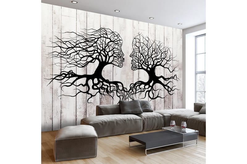 FOTOTAPET A Kiss Of A Trees 350x245 - Artgeist sp. z o. o. - Inredning & dekor - Väggdekor - Tapeter & tapettillbehör - Fototapeter