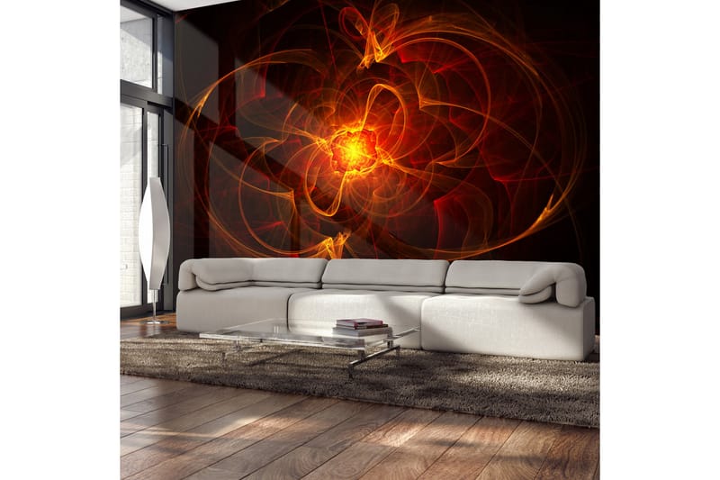 FOTOTAPET Abstract Fire 300x231 - Artgeist sp. z o. o. - Inredning & dekor - Väggdekor - Tapeter & tapettillbehör - Fototapeter