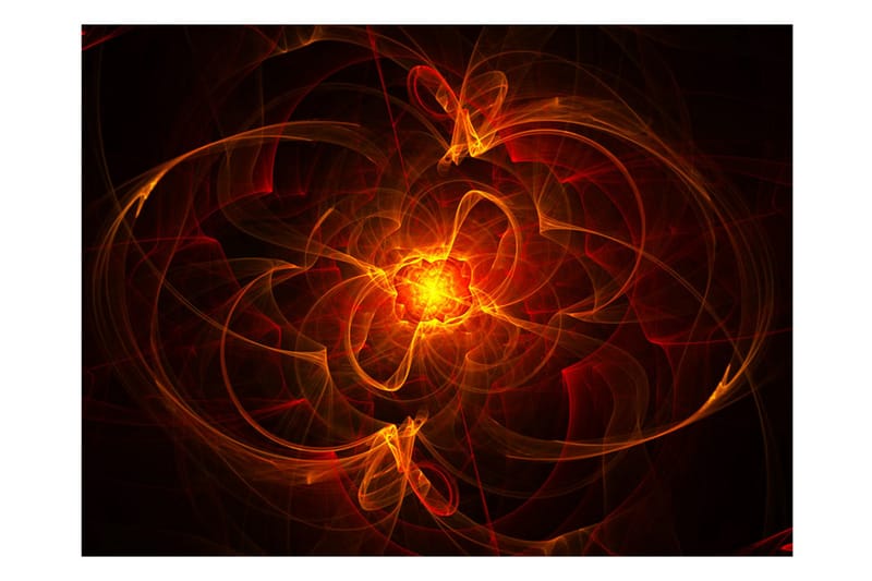 FOTOTAPET Abstract Fire 350x270 - Artgeist sp. z o. o. - Inredning & dekor - Väggdekor - Tapeter & tapettillbehör - Fototapeter