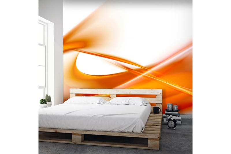 FOTOTAPET Abstrakt Orange 250x193 - Artgeist sp. z o. o. - Inredning & dekor - Väggdekor - Tapeter & tapettillbehör - Fototapeter
