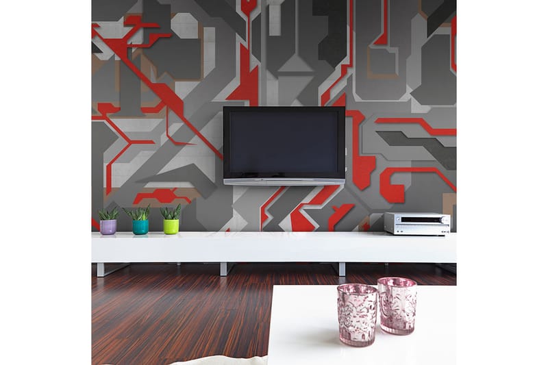 Fototapet Abstrakta Geometriska Vägar 300x231, Artgeist sp. z o. o.