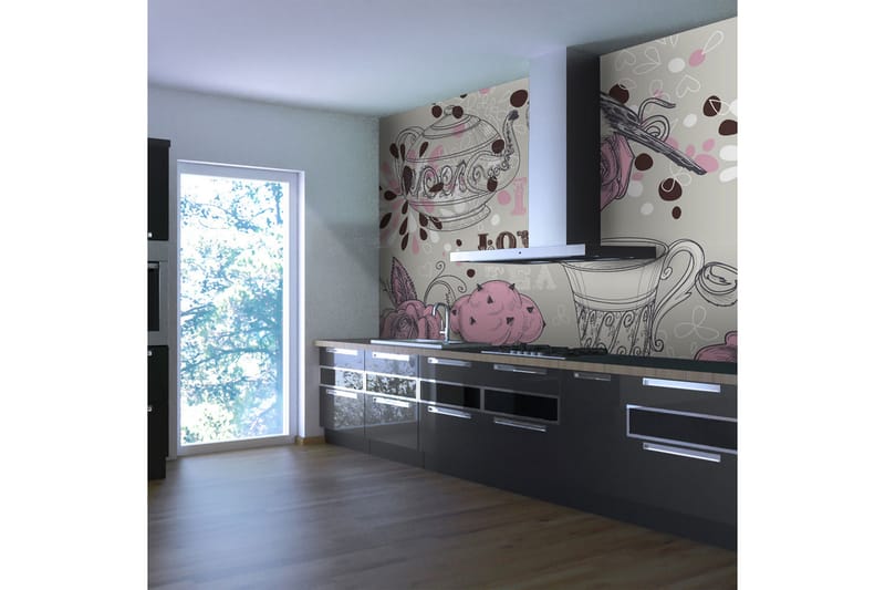 FOTOTAPET Afternoon Tea 350x270 - Artgeist sp. z o. o. - Inredning & dekor - Väggdekor - Tapeter & tapettillbehör - Fototapeter