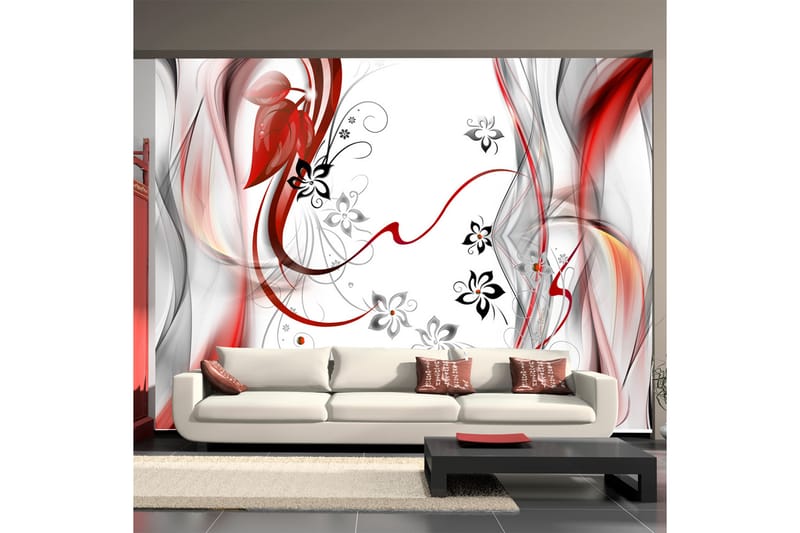 FOTOTAPET Airy Fabric 150x105 - Artgeist sp. z o. o. - Inredning & dekor - Väggdekor - Tapeter & tapettillbehör - Fototapeter