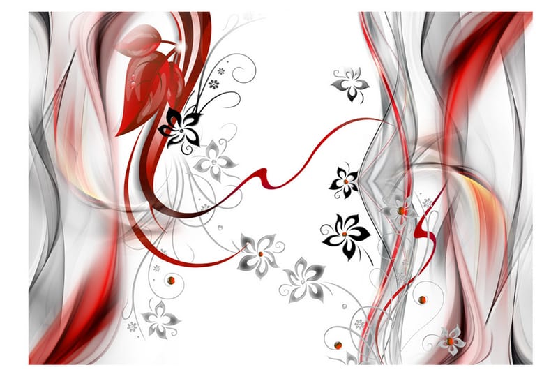 FOTOTAPET Airy Fabric 150x105 - Artgeist sp. z o. o. - Inredning & dekor - Väggdekor - Tapeter & tapettillbehör - Fototapeter