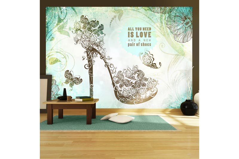 FOTOTAPET All You Need Is A New Pair Of Shoes 400x280, Artgeist sp. z o. o.