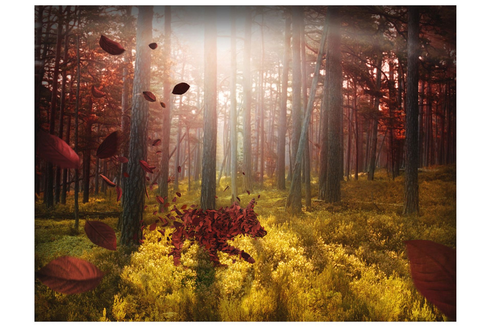 FOTOTAPET Animism 200x154 - Artgeist sp. z o. o. - Inredning & dekor - Väggdekor - Tapeter & tapettillbehör - Fototapeter