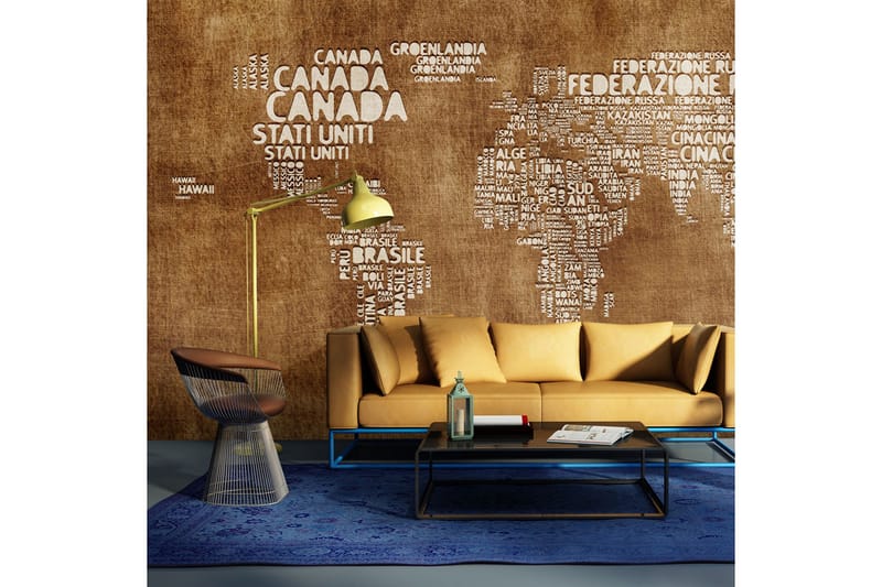 Fototapet Antik Italienska Kartan 200x154, Artgeist sp. z o. o.