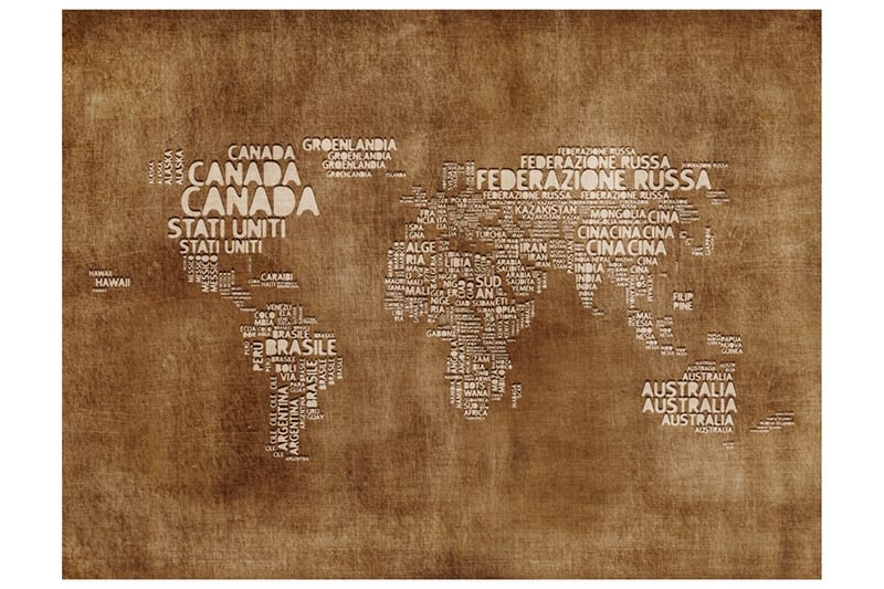 Fototapet Antik Italienska Kartan 300x231 - Artgeist sp. z o. o. - Inredning & dekor - Väggdekor - Tapeter & tapettillbehör - Fototapeter