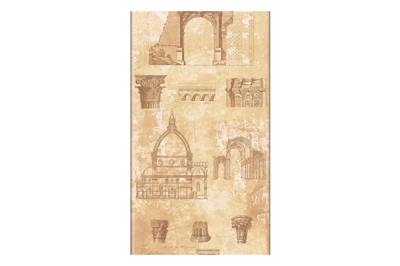 Fototapet Architectural Pearl 50x1000 - Artgeist sp. z o. o. - Inredning & dekor - Väggdekor - Tapeter & tapettillbehör - Fototapeter