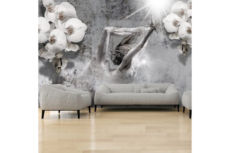 FOTOTAPET Arrangement With Orchid 400x280, Artgeist sp. z o. o.