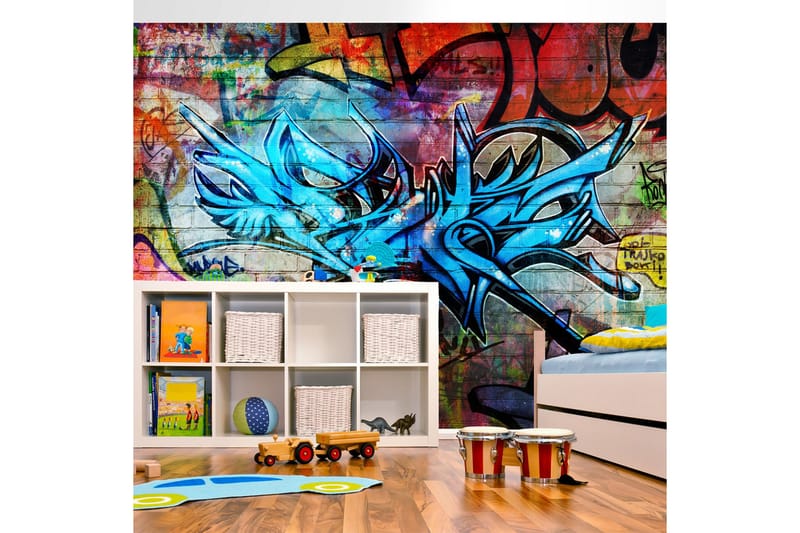 Fototapet Art Crime 400x280 - Artgeist sp. z o. o. - Inredning & dekor - Väggdekor - Tapeter & tapettillbehör - Fototapeter