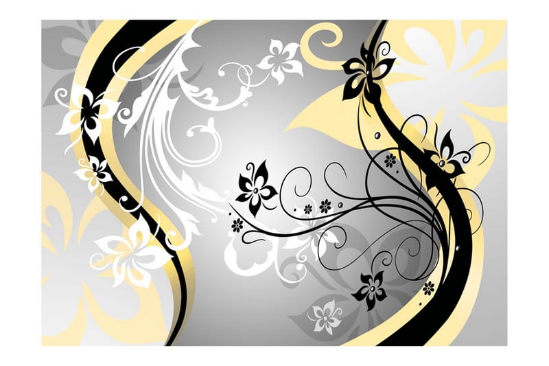 FOTOTAPET Art-Flowers Yellow 250x175 - Artgeist sp. z o. o. - Inredning & dekor - Väggdekor - Tapeter & tapettillbehör - Fototapeter