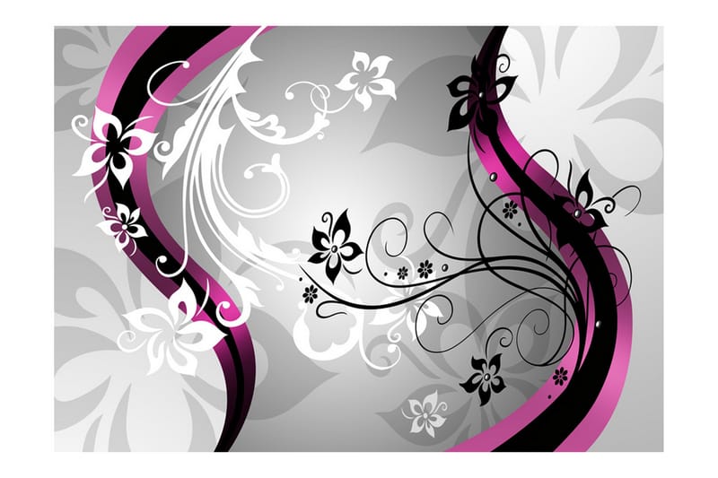 FOTOTAPET Art-Flowers Pink 200x140 - Artgeist sp. z o. o. - Inredning & dekor - Väggdekor - Tapeter & tapettillbehör - Fototapeter