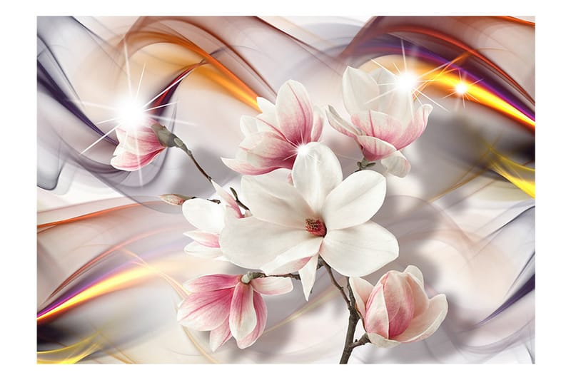 FOTOTAPET Artistic Magnolias 200x140 - Artgeist sp. z o. o. - Inredning & dekor - Väggdekor - Tapeter & tapettillbehör - Fototapeter
