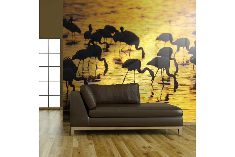 Fototapet Avkopplande Stund Orkidé & Stenar 200x154 - Artgeist sp. z o. o. - Inredning & dekor - Väggdekor - Tapeter & tapettillbehör - Fototapeter