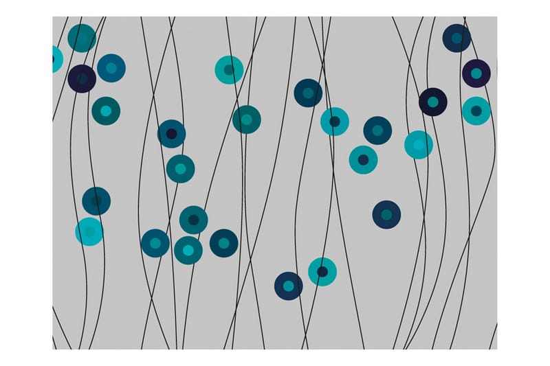 FOTOTAPET Azure Buttons 400x309 - Artgeist sp. z o. o. - Inredning & dekor - Väggdekor - Tapeter & tapettillbehör - Fototapeter