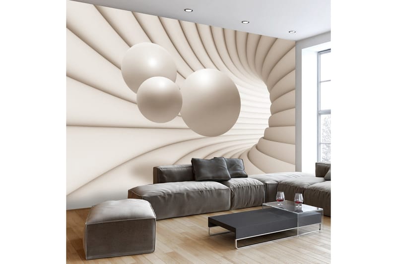 Fototapet Balls In The Tunnel 250x175, Artgeist sp. z o. o.