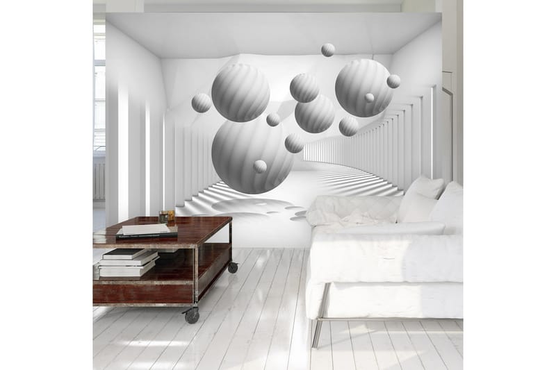 FOTOTAPET Balls In White 300x210 - Artgeist sp. z o. o. - Inredning & dekor - Väggdekor - Tapeter & tapettillbehör - Fototapeter