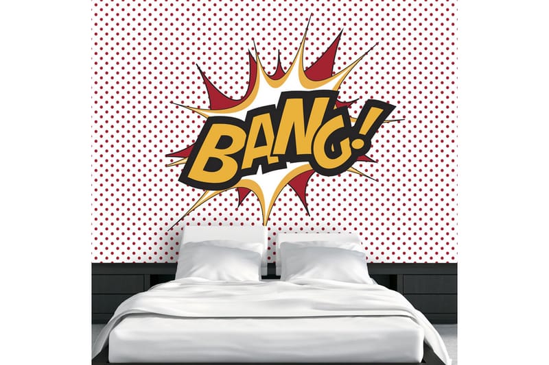 FOTOTAPET Bang! 100x70 - Artgeist sp. z o. o. - Inredning & dekor - Väggdekor - Tapeter & tapettillbehör - Fototapeter