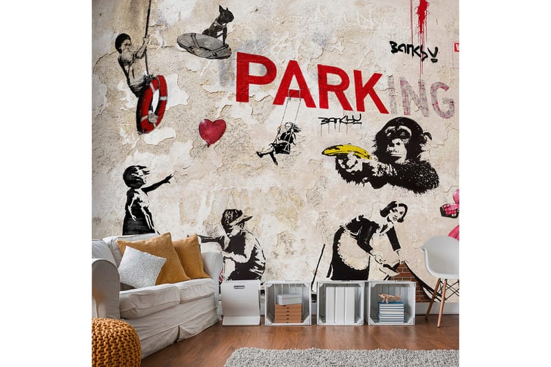 Fototapet Banksy Graffiti Collage 400x280, Artgeist sp. z o. o.