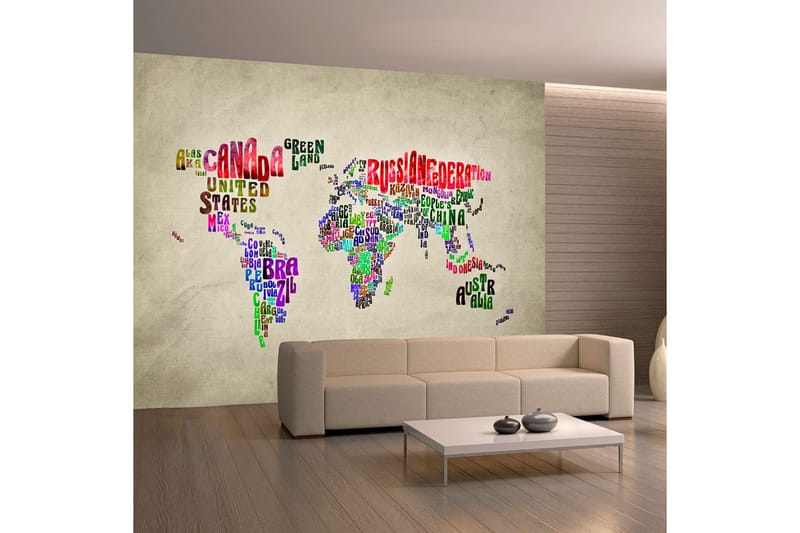 Fototapet Bättre Värld 350x270 - Artgeist sp. z o. o. - Inredning & dekor - Väggdekor - Tapeter & tapettillbehör - Fototapeter