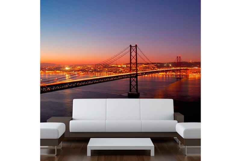 FOTOTAPET Bay Bridge San Francisco 400x309 - Artgeist sp. z o. o. - Inredning & dekor - Väggdekor - Tapeter & tapettillbehör - Fototapeter