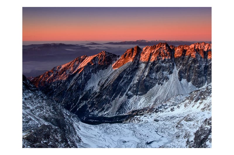 FOTOTAPET Beautiful Sunrise In The Rocky Mountains 350x270 - Artgeist sp. z o. o. - Inredning & dekor - Väggdekor - Tapeter & tapettillbehör - Fototapeter