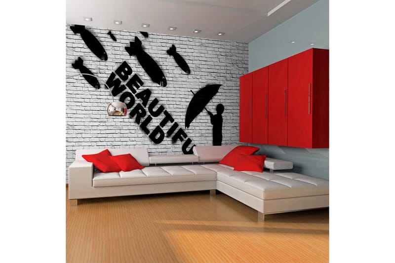 Fototapet Beautiful World 400x309 - Artgeist sp. z o. o. - Inredning & dekor - Väggdekor - Tapeter & tapettillbehör - Fototapeter