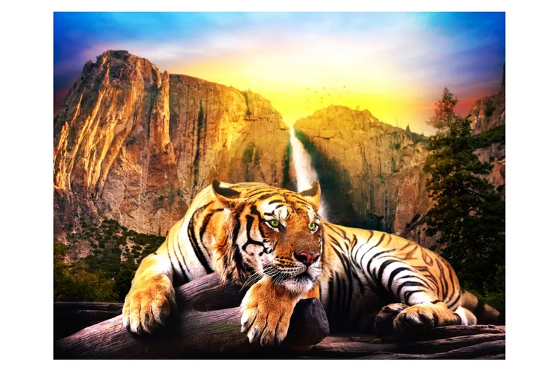 Fototapet Beauty And The Beast 350x270 - Artgeist sp. z o. o. - Inredning & dekor - Väggdekor - Tapeter & tapettillbehör - Fototapeter