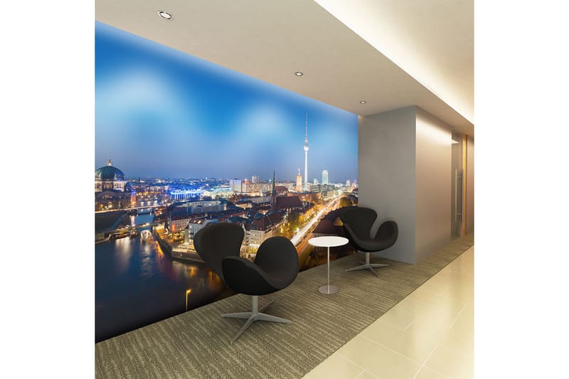 Fototapet Berlin By Night 350x270 - Artgeist sp. z o. o. - Inredning & dekor - Väggdekor - Tapeter & tapettillbehör - Fototapeter