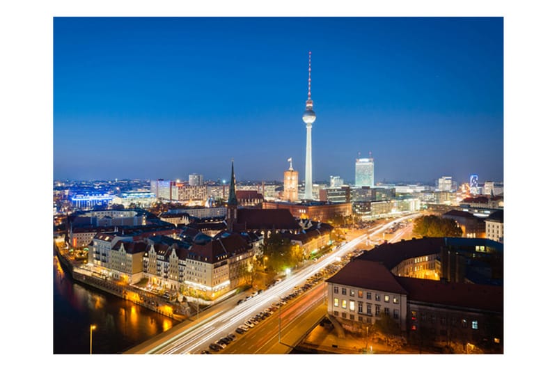 FOTOTAPET Berlin By Night 400x309, Artgeist sp. z o. o.