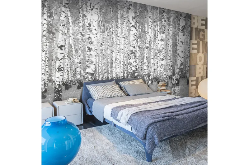 Fototapet Björk Avskildhet 400x309 - Artgeist sp. z o. o. - Inredning & dekor - Väggdekor - Tapeter & tapettillbehör - Fototapeter