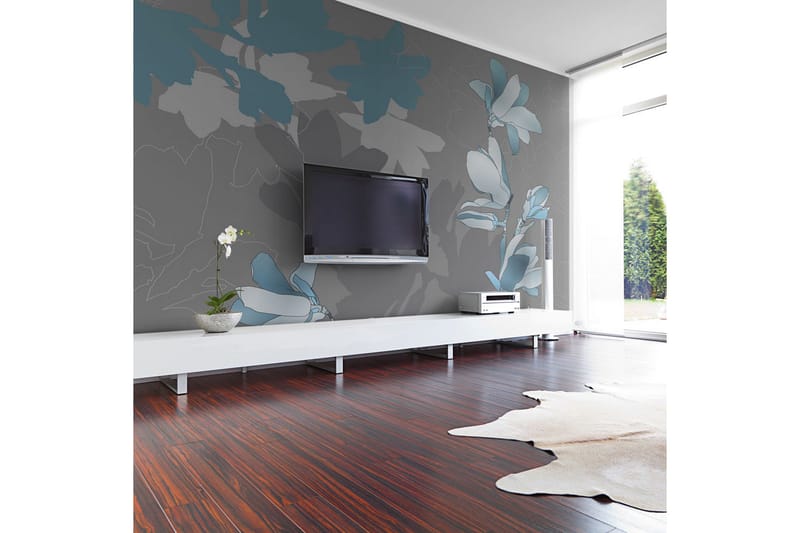 Fototapet Blå Magnolior 300x231 - Artgeist sp. z o. o. - Inredning & dekor - Väggdekor - Tapeter & tapettillbehör - Fototapeter