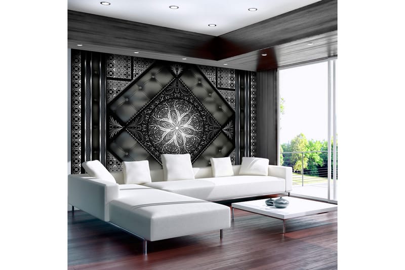 FOTOTAPET Black Mosaic 300x210 - Artgeist sp. z o. o. - Inredning & dekor - Väggdekor - Tapeter & tapettillbehör - Fototapeter