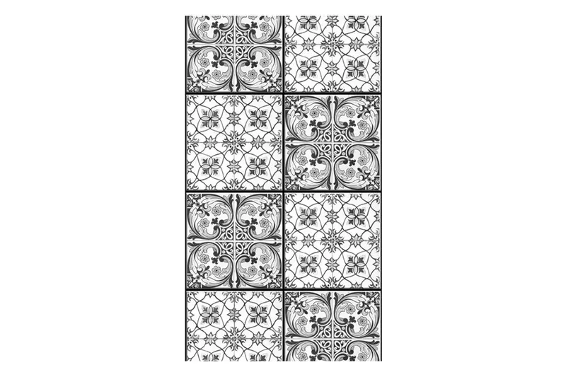 Fototapet Black Ornament 50x1000 - Artgeist sp. z o. o. - Inredning & dekor - Väggdekor - Tapeter & tapettillbehör - Fototapeter