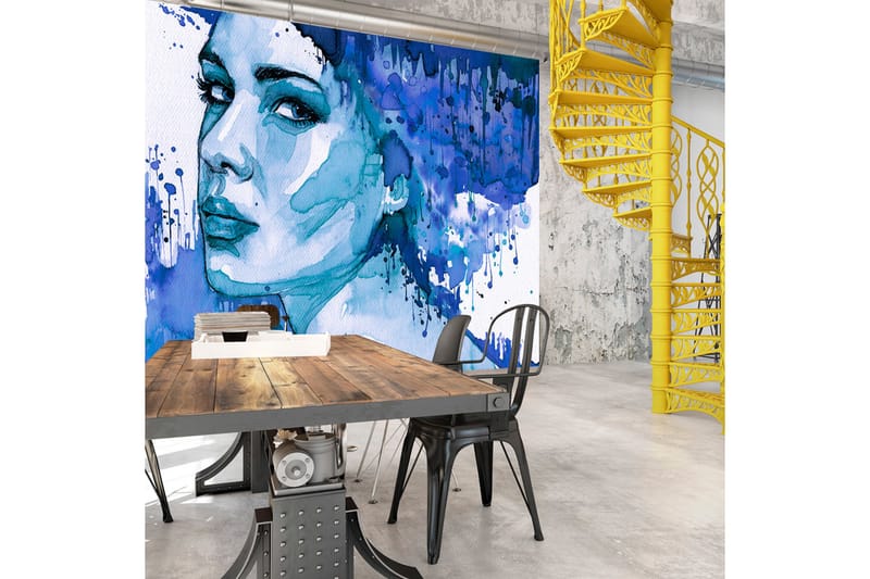 FOTOTAPET Blue Lady 150x105, Artgeist sp. z o. o.