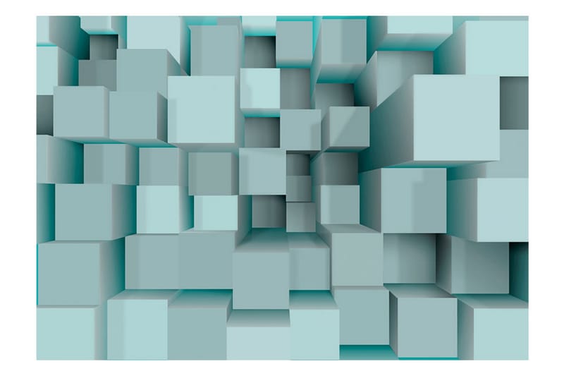 FOTOTAPET Blue Puzzle 100x70 - Artgeist sp. z o. o. - Inredning & dekor - Väggdekor - Tapeter & tapettillbehör - Fototapeter