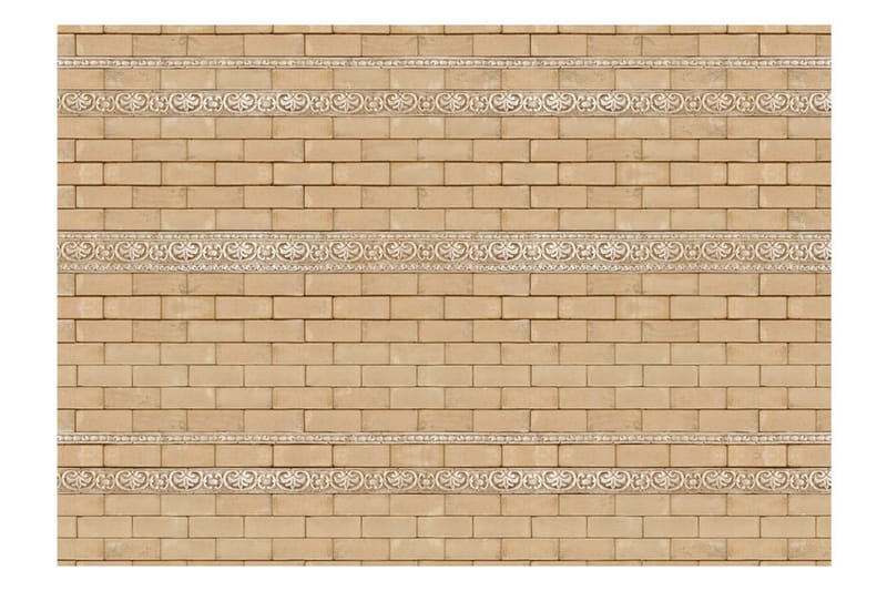 FOTOTAPET Brick With Ornaments 400x280 - Artgeist sp. z o. o. - Inredning & dekor - Väggdekor - Tapeter & tapettillbehör - Fototapeter