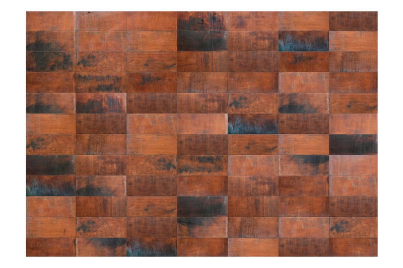 FOTOTAPET Brick Puzzles 200x140 - Artgeist sp. z o. o. - Inredning & dekor - Väggdekor - Tapeter & tapettillbehör - Fototapeter