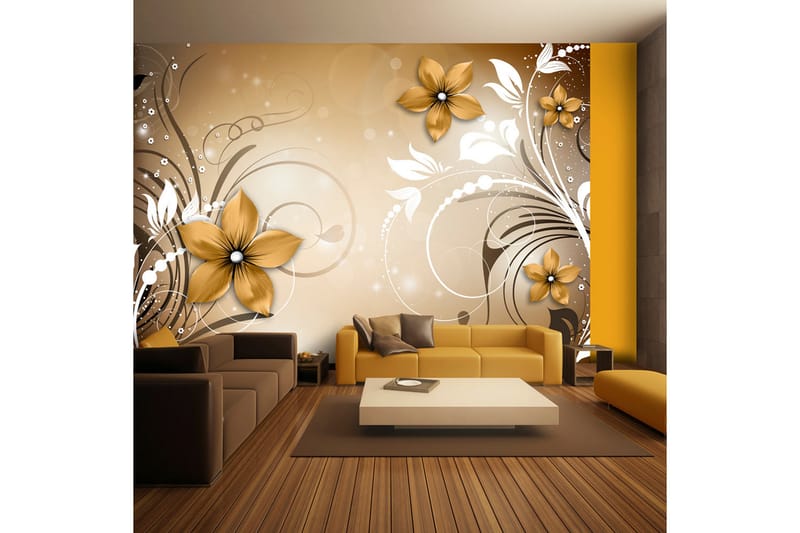 FOTOTAPET Brown Rhapsody 300x210 - Artgeist sp. z o. o. - Inredning & dekor - Väggdekor - Tapeter & tapettillbehör - Fototapeter