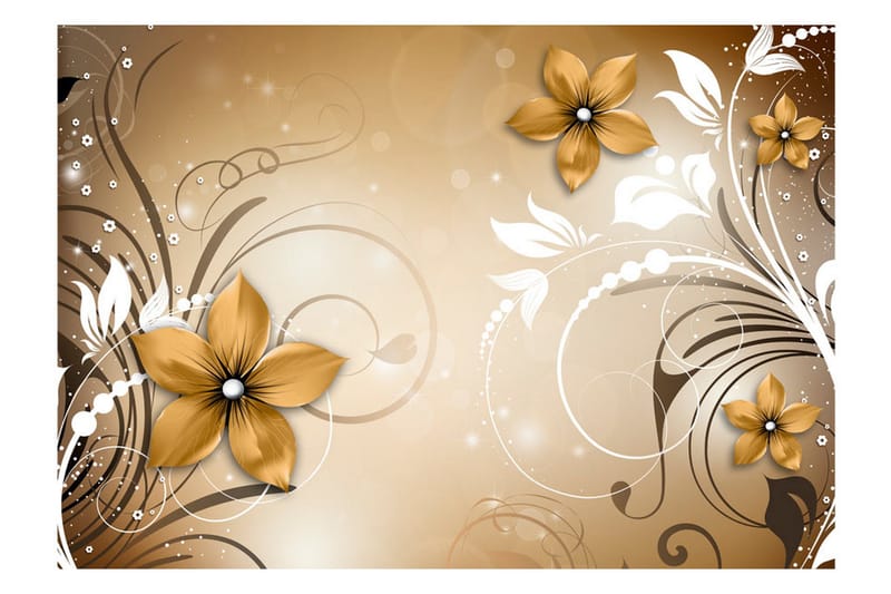 Fototapet Brown Rhapsody 350x245 - Artgeist sp. z o. o. - Inredning & dekor - Väggdekor - Tapeter & tapettillbehör - Fototapeter