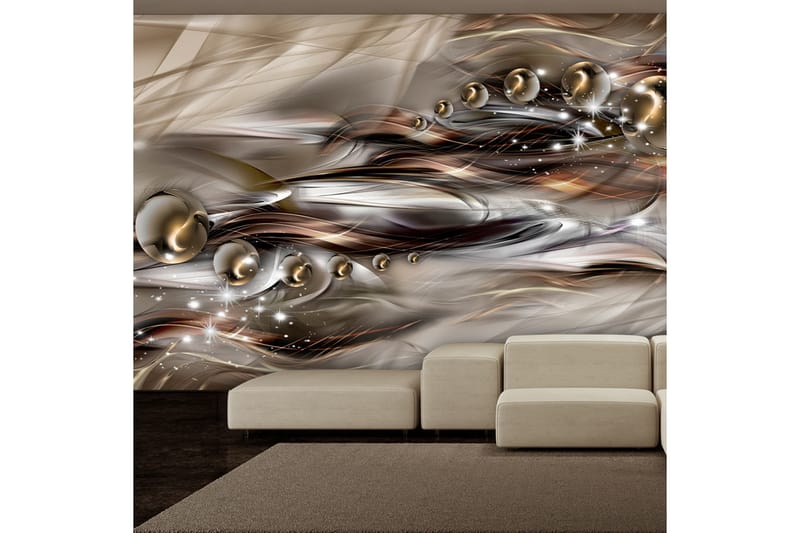 FOTOTAPET Brown Shoal 100x70 - Artgeist sp. z o. o. - Inredning & dekor - Väggdekor - Tapeter & tapettillbehör - Fototapeter