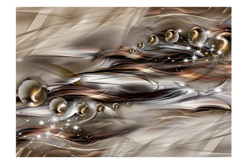FOTOTAPET Brown Shoal 100x70 - Artgeist sp. z o. o. - Inredning & dekor - Väggdekor - Tapeter & tapettillbehör - Fototapeter