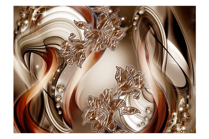 FOTOTAPET Brown Symphony 100x70 - Artgeist sp. z o. o. - Inredning & dekor - Väggdekor - Tapeter & tapettillbehör - Fototapeter