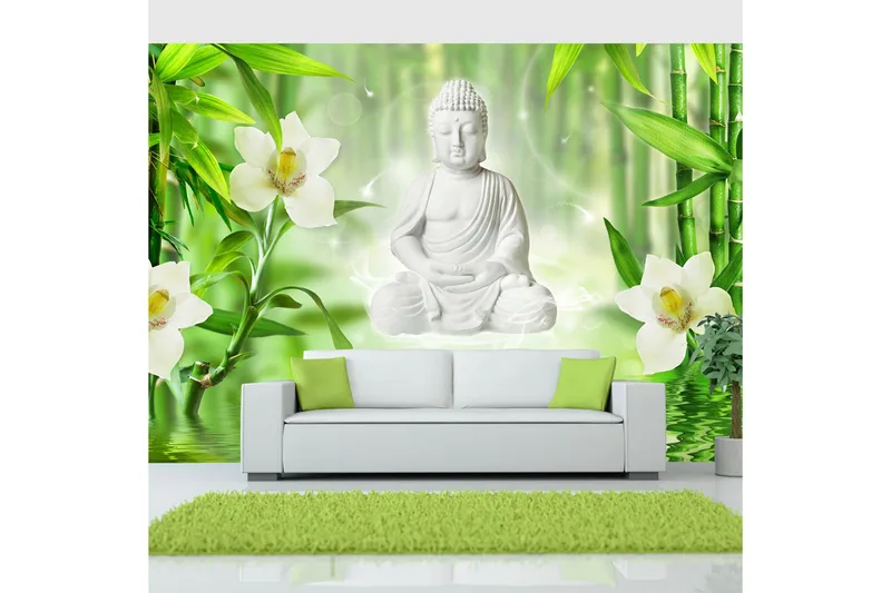 FOTOTAPET Buddha And Nature 100x70, Artgeist sp. z o. o.