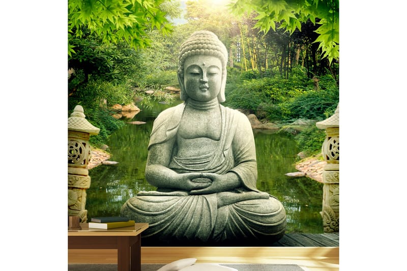 FOTOTAPET Buddha's Garden 100x70, Artgeist sp. z o. o.