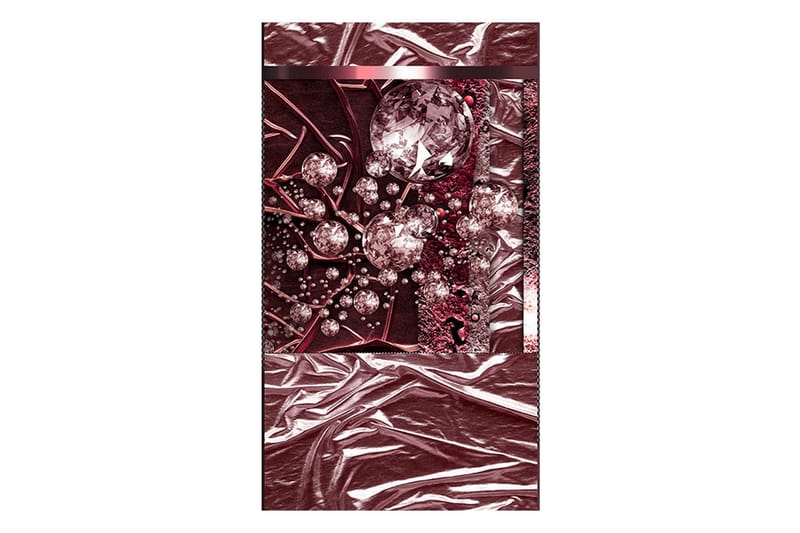 Fototapet Carmine Madness 50x1000 - Artgeist sp. z o. o. - Inredning & dekor - Väggdekor - Tapeter & tapettillbehör - Fototapeter