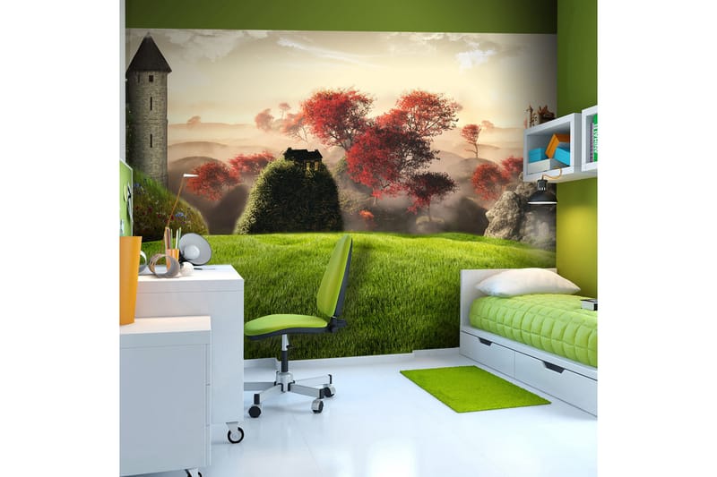 FOTOTAPET Castles 100x70 - Artgeist sp. z o. o. - Inredning & dekor - Väggdekor - Tapeter & tapettillbehör - Fototapeter