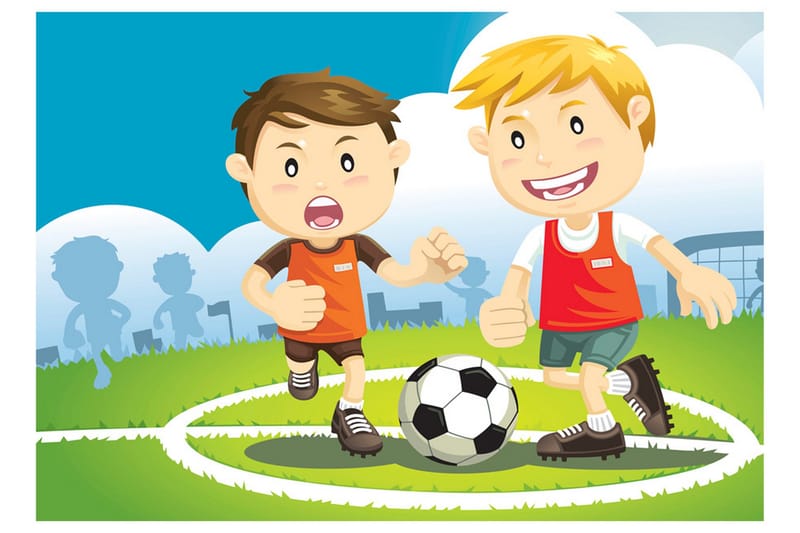 Fototapet Champions Team 200x140 - Artgeist sp. z o. o. - Inredning & dekor - Väggdekor - Tapeter & tapettillbehör - Fototapeter